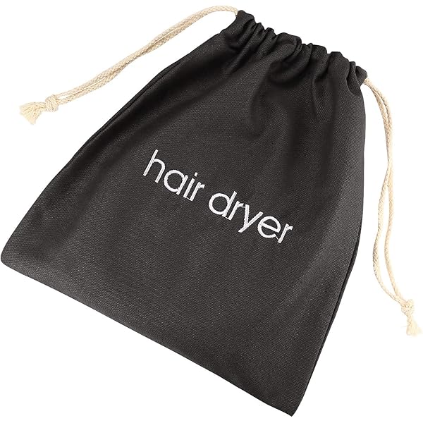 Föntasche Mit Kordelzug 30x34cm - Baumwolle Aufbewahrung Für Reisen