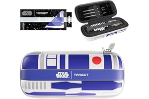 Target Darts Star Wars R2-D2 BOA Portafoglio | R2D2 Custodia per Freccette Premium con Design Droid, Scomparto per Punte Swiss Point, Guscio Esterno Rigido e Porta Accessori per Freccette Organizzato