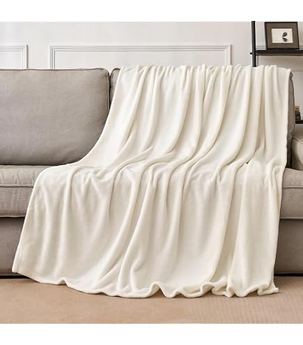ATMOSPHERA CREATEUR D'INTERIEUR Plaid In Flanella Intrecciata – 125x150 Cm, Coperta Morbida Per Divano O Letto