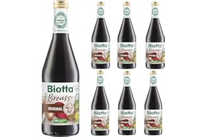 A.VOGEL Biotta Breuss Juice | Organic | Natural source of 5 vegetables | Source of Potassium | Not from concentrate | 500ml - Pack of 6