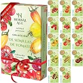 Tomato Seed Kit - 14 Selected Varieties Of Giant Tomatoes, 480 Count Fresh Vegetable Growing For Mini Orchard, Indoor Plant -
