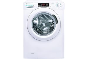 Candy Smart Pro CSOW 4855TWE/1-S Lave-linge séchant/lavage 8 kg/séchage 5 kg/commande intelligente avec Wi-Fi + Bluetooth/Easy Iron - Fonction vapeur/Mix Power System, blanc