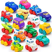 Baker Ross FN121 - Juego de 6 juguetes de carreras para niños, juguete