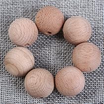 JOWE Holzringe Aus Buche – 56 Mm, 10 Stück, Naturbelassen, Made In Austria