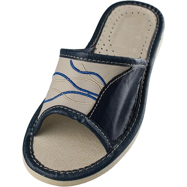 Sandales Orthopédiques Femme – Cuir Souple, Semelle Antidérapante – Confort Pieds Nus, Idéal été, Plage, Piscine, Maison