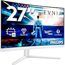 PHILIPS Evnia 27M2C5501-27 inch QHD curved gaming monitor, 180 Hz