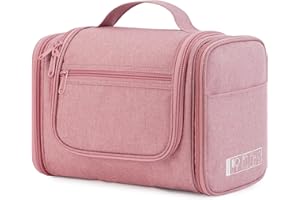 WANDF Grande Trousse de Toilette à Suspendre pour Femme - Grande Trousse de Toilette pour Le Camping et Les Voyages - pour Enfants, Femmes et Hommes