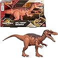 ​Mattel Jurassic World Rebirth Wild Roar Baryonyx Dinosaur Toy with Tail-Controlled Chomp Multi-Direction Attack & Sound, Posable & Digital Play, JGC79, Brown - Baryonyx