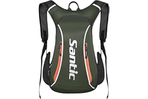 Santic Zaino Ciclismo Ultraleggero Zaino Bicicletta MTB Piccolo Zaino Bici Mountain Bike 15 Litri per Uomo e Donna