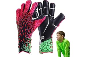 RICHOLYN Guanti Per Portiere Per Adulti E Bambini Con Forte Presa E Protezione Delle Dita Guanti,Ottima Vestibilità E Funzionalità, Sicuri E Confortevoli Per Ridurre Il Rischio Di Infortuni