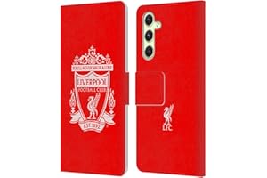 Head Case Designs Officially Licensed Liverpool Football Club Red Crest 2 Leather Book Wallet Case Cover Compatible With Samsung Galaxy A54 5G