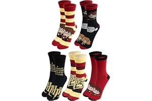 UNITED LABELS Chaussettes Harry Potter pour femmes - Bas de baskets pour femmes 38-43 (paquet de 5)