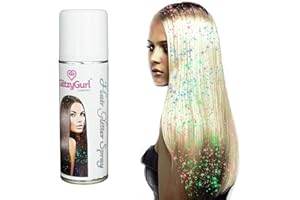 GLITZYGURL Hair Glitter Spray 125ml Made in UK (Rainbow Mix)