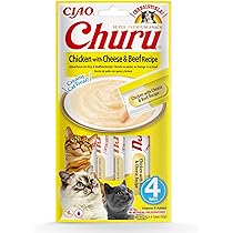 INABA Churu Snack Per Gatti - Purea Cremosa Al Tonno E Frutti Di Mare, 20 Stick Da 14g Senza Conservanti - Foto 5