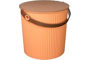 SCELTEVIE Hachiman Omnioutil - Secchio e coperchio, misura media, colore: albicocca