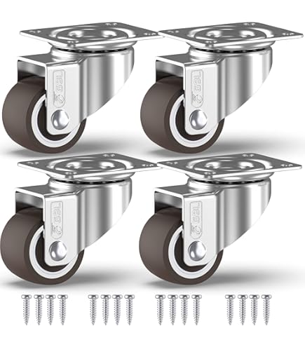 Stevig Zwenkwiel zonder Rem 40mm, 35kg - Voor Meubels en Apparatuur