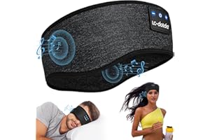 Schlafkopfhörer Bluetooth 5.4, Schlaf Kopfhörer zum Schlafen Stirnband Kopfhörer Bluetooth Headband, Bequemes Sportskopfhörer Musik stirnband für Seitenschläfer sport training, joggen, yoga, reisen