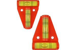 YOUR DAY MATE Nivel T Tipo Spirit, magnético, Nivel Práctico Pequeño Cruzado, Furgonetas, Bidireccional Autocaravana, Rampa De leveling Caravana, con imán, Accesorios De Furgoneta Camper, Mini Spirit Level