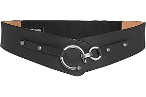 BlackButterfly Vintage Réglable Boucle Élastique Taille Ceinture