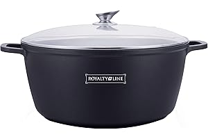 ROYALTY LINE Casseroles avec revêtement en pierre et couvercle 36cm