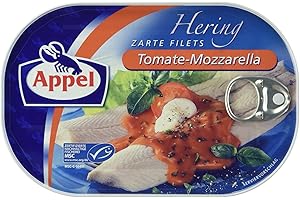 ‎APPEL Appel Heringsfilets, Tomate-Mozzarella, 200 g