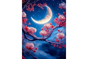 LUNYLOER Diamond Painting, 5D Adult Flower Diamond Painting Kits, DIY Crystal Strass Stickerei Diamant Painting Bilder, 5D Stickerei Kreuzstich für Home Wall Decor 30x40cm