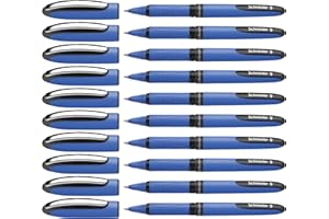 Schneider P183201x10 Penna Roller, 0.5 mm, nero