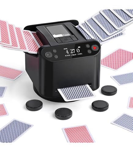 Distributore Automatico Di Carte Rotante - Per 2-8 Giocatori, Regolabile, Portatile, Per Serate A Casa O In Ufficio