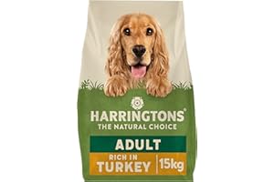 Harringtons Complete Dry Adult Dog Food Turkey & Veg 15 kg - Made with All Natural Ingredients
