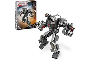 LEGO | Marvel Mech di War Machine, Giocattolo Action Figure da Costruire, Gioco per Bambini e Bambine da 6 Anni con 3 Shooter, Personaggio Leggendario del MCU, Regalo di Compleanno da Supereroi 76277