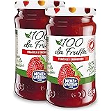 Menz&Gasser, Composta di Fragole 100Dafrutta, 100% Frutta IQF di Alta Qualità, 100% Made in Italy, Naturalmente Senza Glutine