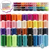 Royouzi Sewing Threads Sewing Threads For Machine | 400 Yards Sewing Machine Thread 36 Colors Per Spool and 36 Bobbins for Em