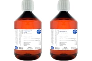 500 ml Glycerin + 500 ml Propylenglykol zum Vorteilspreis I HERRLAN-Qualität I Made in Germany