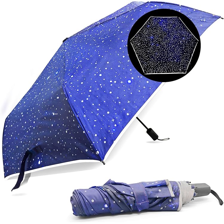 GAIREG Falt-Regenschirm Mit Gitarren-Muster – Automatisch, Winddicht & Kompakt 32 Cm