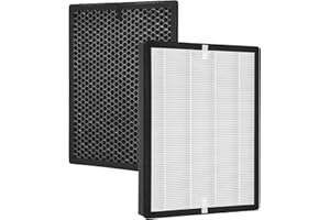 Yulado Ersatzfilter für Philips Luftreiniger, FY2420/30 FY2422/30 Original Luftreiniger Ersatzfilter für AC2882, AC2887, A2889, AC3829, Serie 2000 und 3000, inklusive 1 HEPA-Filter 1 Aktivkohlefilter.