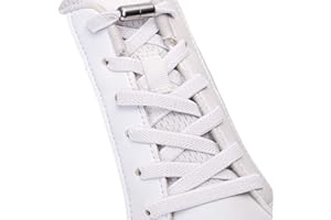 SULPO Elastic shoelaces without ties, flat, with twist closure