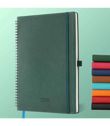 De Hobbit Weekplanner 2026 - A4, harde kaft, veldbloemen - 1 week over 2 pagina's