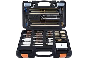BOOSTEADY Universal Gun Cleaning Kit Rifle Shotgun Pistol Cleaning Kit with Lightweight Organized Carrying Case Gun Cleaning Supplies Gun Cleaner Bottle
