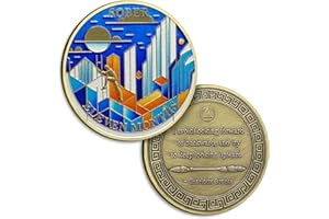 ATSKNSK 11 Months Sobriety Coin Eleven Months Sober Coins November AA Chips and Medallion Sun Chip Alcoholics Anonymous Chip Recovery Anniversary Token Sobriety Gifts for Women Men