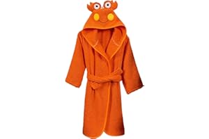 ELY PARKER Albornoz de Baño Niños y Niñas, Tela de Toalla de Algodón Turco, con Capucha, Animal, Súper Suave, Absorbente, Cómodo, Grueso