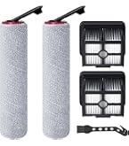 Kit Rechange Pour Dreame H12 Pro - 2 Rouleaux Brosses + 2 Filtres HEPA + 1 Brose De Nettoyage