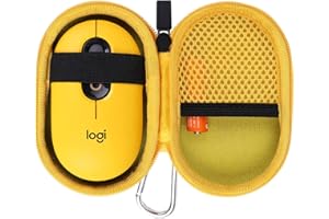 co2CREA Twarde etui podróżne do bezprzewodowej myszy Logitech POP, wyłącznie etui