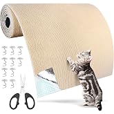 Enutrof Sofa Scratchers Cat Protector for Scratching Wall Carpets | 200 x 40 cm Cat Scratches Rug Scratch Resistant Fabric DI