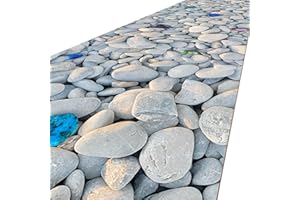 ANRO Alfombra de cocina antideslizante y lavable, 140 x 48 cm