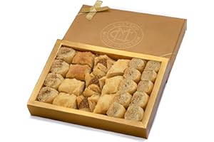 Chateau de Mediterranean Baklava Selection - 300 g | Contains Approx 24 Pieces | Delicious Filo Pastry Filled with Assorted Nuts | Traditional Recipe | Beautiful Presentation Gift Box | Great to Share