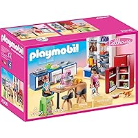 PLAYMOBIL Dollhouse 70206 Familienküche, Ab 4 Jahren