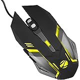 ZEBRONICS-Transformer-M with a High-Performance Gold-Plated USB Mouse: 6 Buttons, Multi-Color LED Lights,High-Resolution Sens