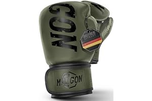 ‎MADGON MADGON Premium Boxhandschuhe aus bestem Material für Lange Haltbarkeit, Männer und Frauen Kickboxhandschuhe für Kampfsport, MMA, Sparring, Muay Thai und Boxen 10 12 14 16 oz inkl Beutel