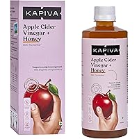 Kapiva Apple Cider Vinegar + Honey (With Ginger, Garlic & Lemon) - 500 ml