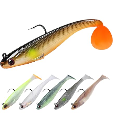 OriGlam 5pcs Soft Luminous Shrimp Lure Set, 5 Colors Shrimp Bait Lures with  Hooks & Beads for Freshwater & Saltwater Fishing, Bass, Trout, Catfish,  Salmon : Amazon.co.uk: Sports & Outdoors
